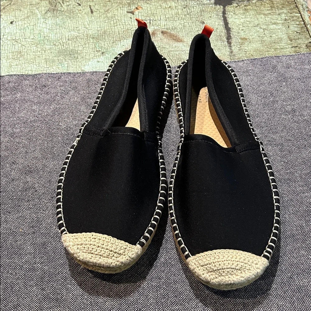 Women's Sea Star Beachwear® Beachcomber espadrille water shoes in black Size 9